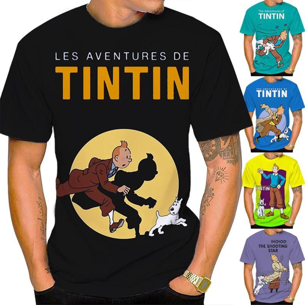 Tendencia de Moda de Verano Estilo Harajuku Camiseta de Dibujos Animados Impresa en 3D Camiseta con Estampado Lindo Camiseta Casual Cómoda de Manga Corta