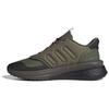 X_PLR Cómodos Zapatos Casuales de Running de Caña Baja de PU Resistente al Desgaste Antideslizantes para Hombre Zapatillas Deportivas Verdes IG3047
