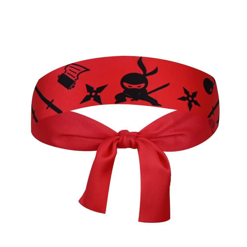 Kids Ninja Samurai Karate Headband Party Gift Decor Hairband for Birthday Theme Supplies