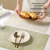 Luxury Waterproof Oil-Proof Chinese Table Mat for Home, Hotel, or Restaurant - Heat Insulation, Modern Design.