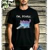 2026 New Unisex Funny Cat Ew People Cute Graphic Short Sleeve TShirt Soft Cotton Casual Summer Top Novelty Animal Lover Gift