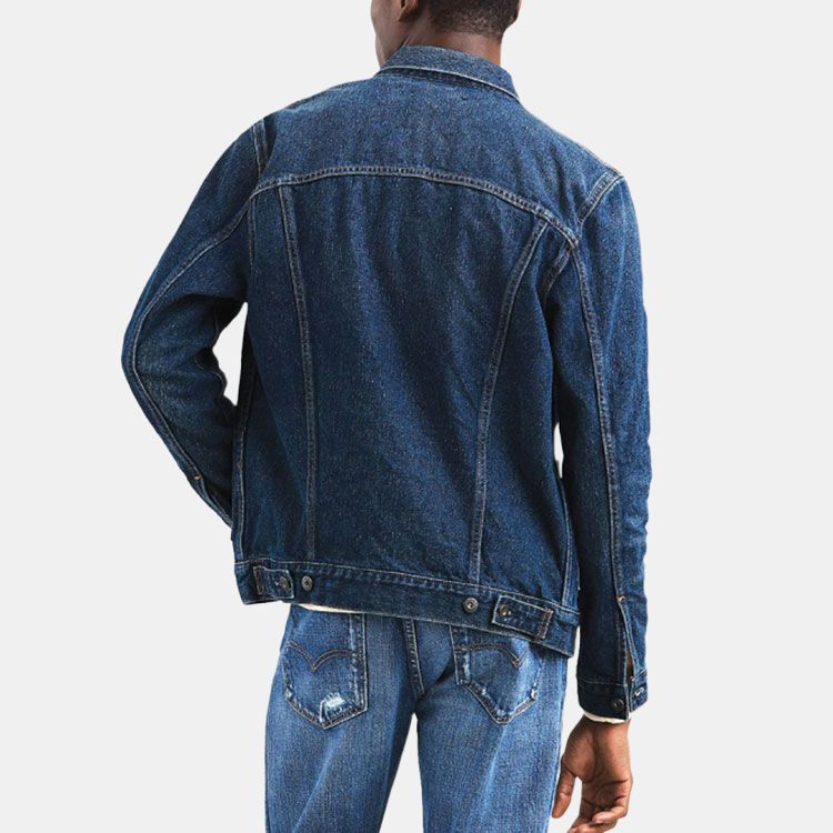 Levis Midnight Blue Label Series Solid Comfortable Long Sleeve Casual Denim Jacket Men Jacket 28943-0017
