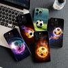 for Apple iPhone 16 14 15 Plus 11 Pro Max 16E ProMax + 16Plus 15+ 14+ Phone Cover Soft Case Soccer No 10 5 7 Football No10