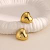 Chic Chubby Water Drop Hollow Stud Earrings