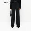 MO&Co. Women's High-Waist Straight-Leg Trousers