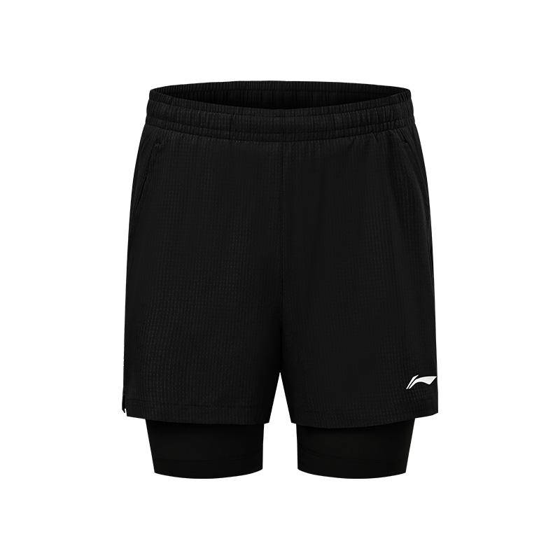 Повседневные шорты Li Ning Унисекс Черный AAPW013-1 4XL