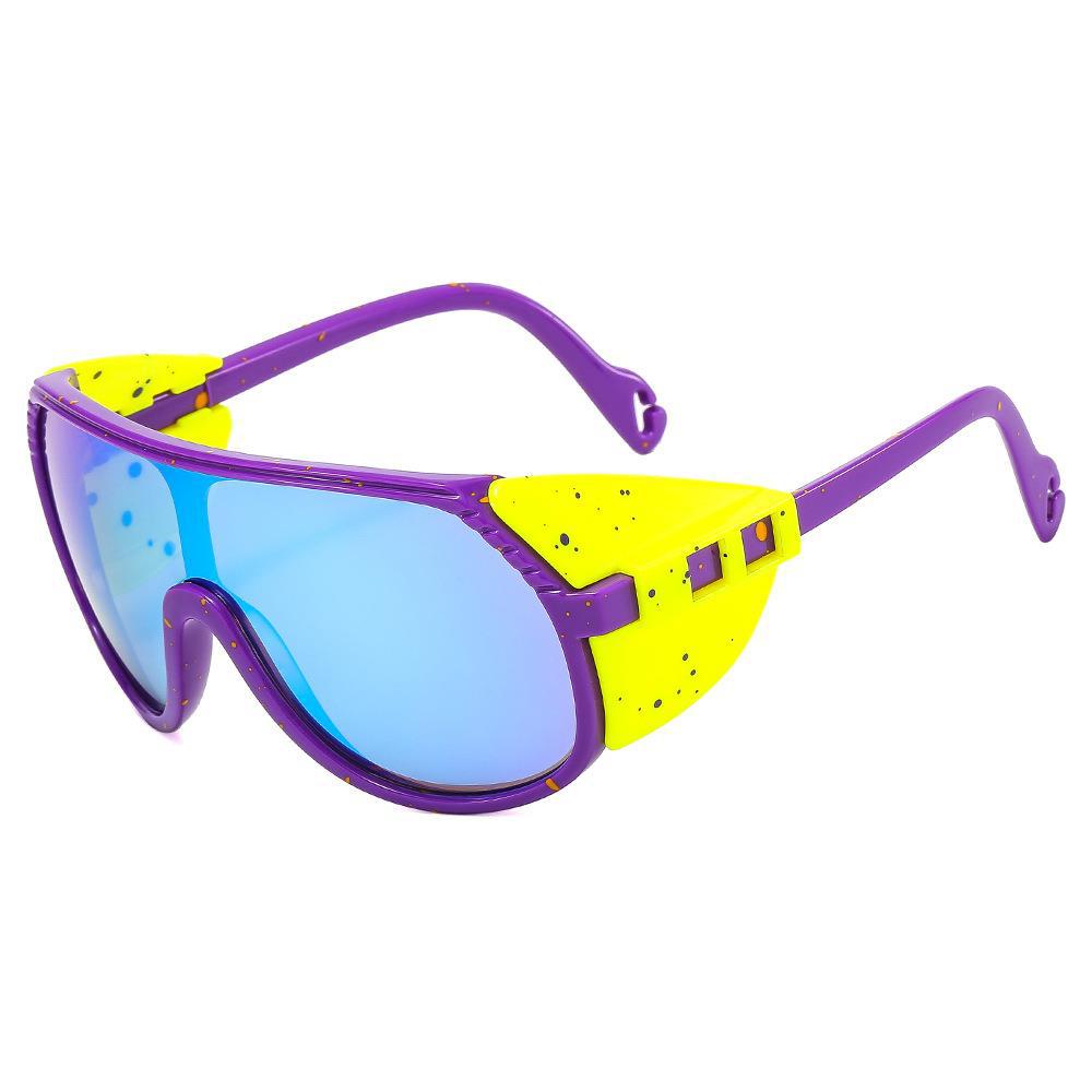 Sports Sunglasses Trend Collapse Conjoined Lenses Sunglasses Personality Outdoor Cycling Sunglasses.