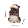 Small Animal Tea Pet Clay Tea Pet Chinese Kung Fu Tea Set Animal Statue Home Decoration Tea Accessories