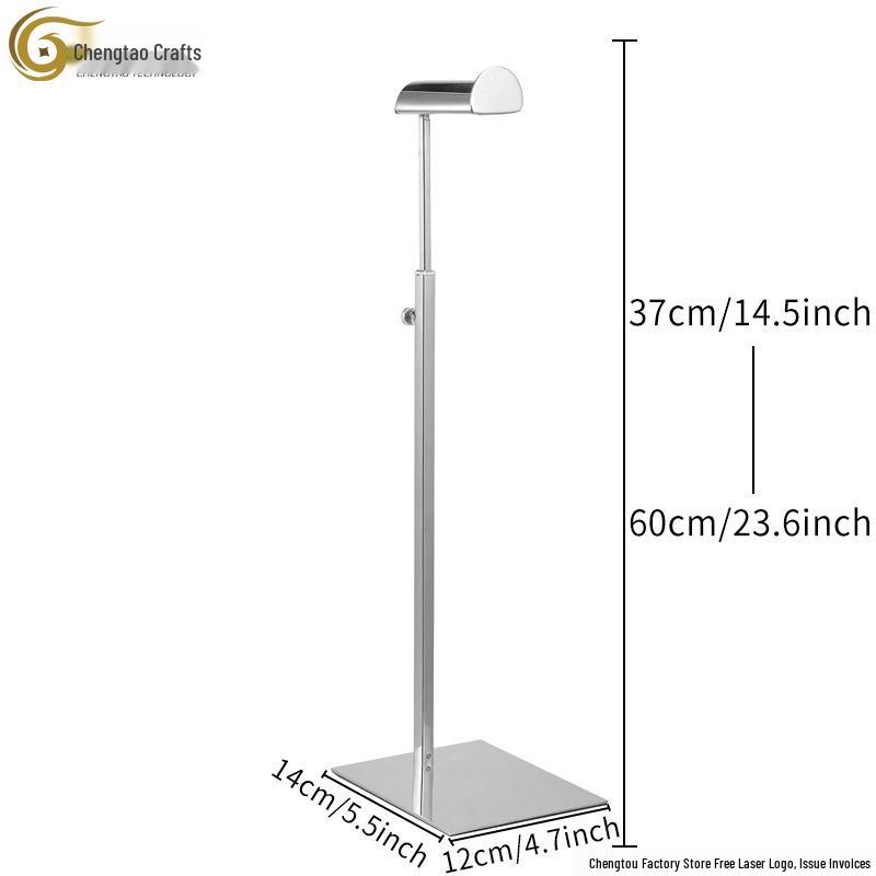 Verstellbarer Edelstahl Taschen-Präsentationsständer für Damentaschen