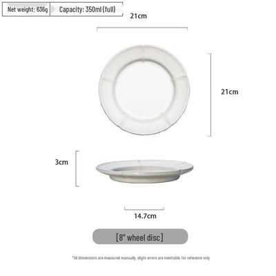 Wutuo Japanese Style Ceramic Dinner Plate