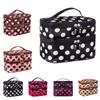 Borsa per Cosmetici a Doppio Strato di Grande Capacità Organizer per Trucco Impermeabile ed Elegante per Donne
