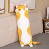 50cm Cute Soft Long Cat Plush Toys Stuffed Pause Office Nap Pillow Bed Sleep Home Decor Gift Doll for Kids Girl Birthday Gift