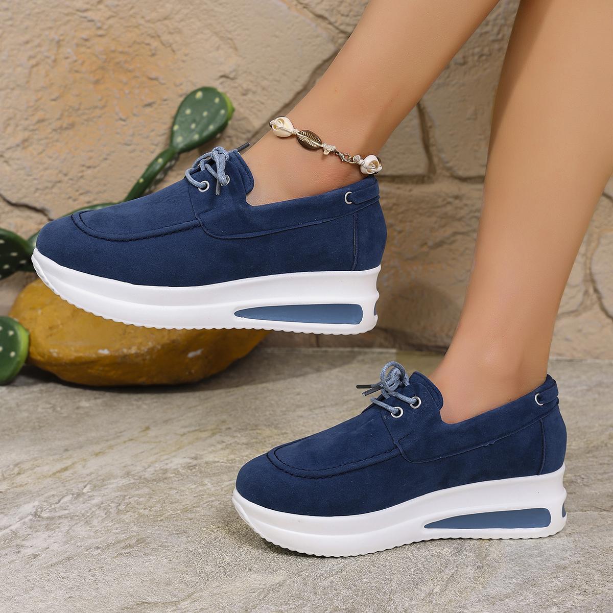 

Модная повседневная обувь больших размеров, женская обувь 2025, новый трансграничный дизайн, низкий верх, толстая подошва, ленивая обувь, удобная спортивная обувь 35 розовый