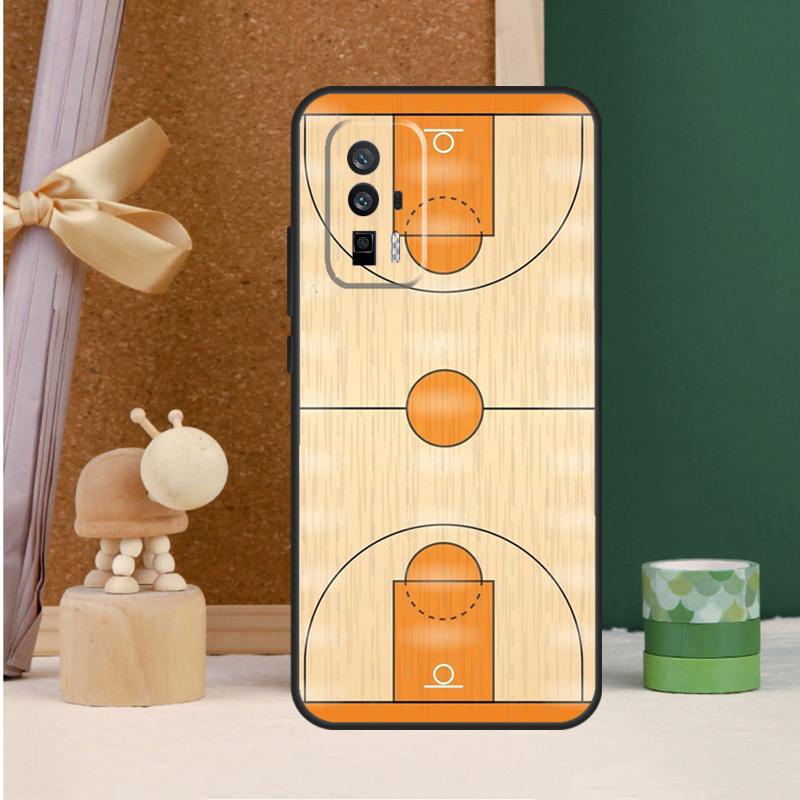 Basketball Court Case For Xiaomi 17 Pro Max 13T 14T 15T 14 15 Ultra POCO F8 Ultra F7 F5 F6 X5 X6 X7 Pro Cover
