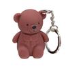 Cute Bear Matte Lipstick Keychain Lipstick Waterproof Lasting Lip Glaze Portable Lip Gloss
