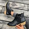 fashion Women Ankle Chelsea Boots Flats Shoes 2024 Winter Designer New Fashion Party Shoes Sexy Walking Dress Trend Chaussures Femme