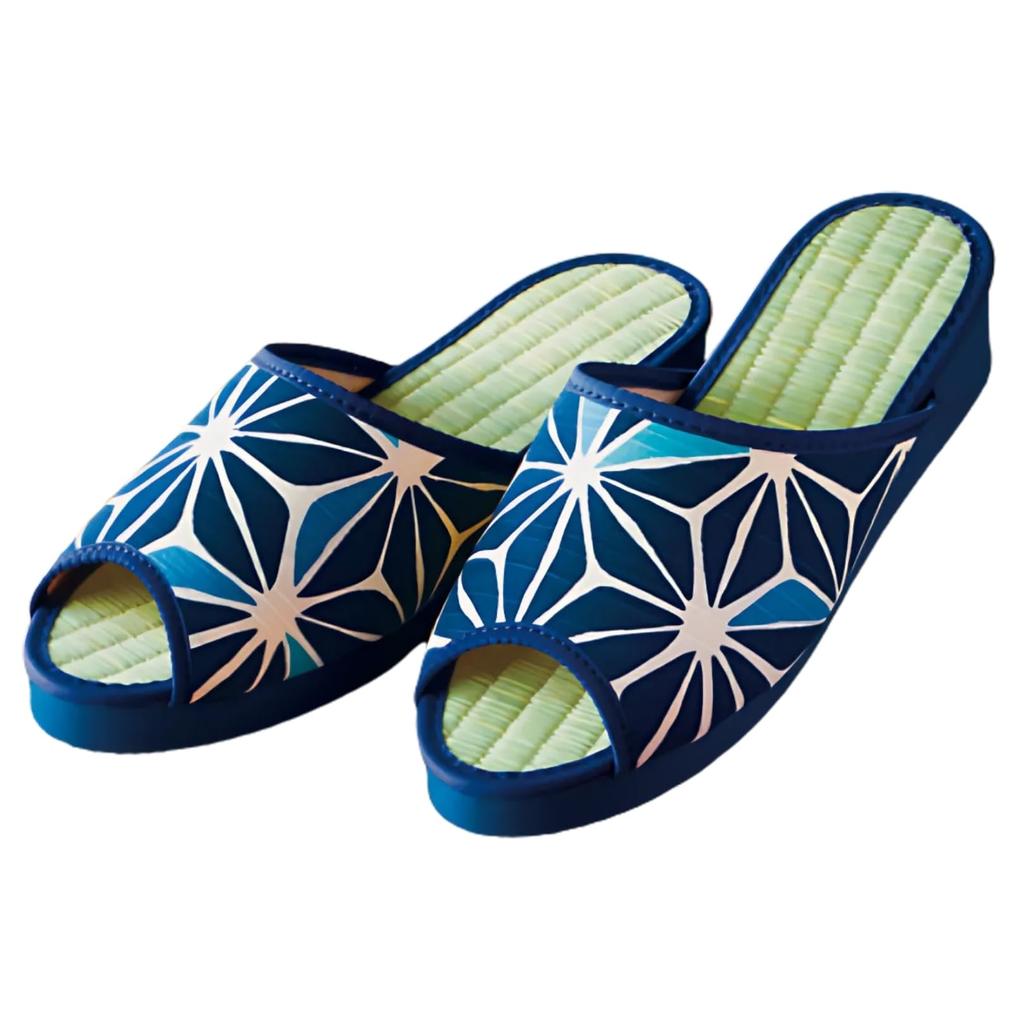 Smile Comfortable and Refreshing Sandals Made In Japan by a Handcrafted with Rush Grass These Comfortable Indoor Slippers for Women Are Perfect for