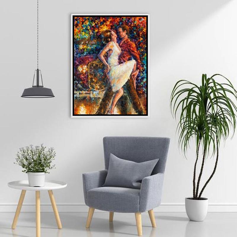 DIY 5D Diamond Painting Rain City Night Street Full Round Drill Diamond Embroidery Landscape Rhinestone Mosaic Home Decor