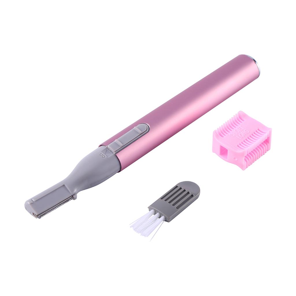 New Portable Electric Face Eyebrow Hair Body Blade Razor Shaver Remover Trimmer Beauty Pink