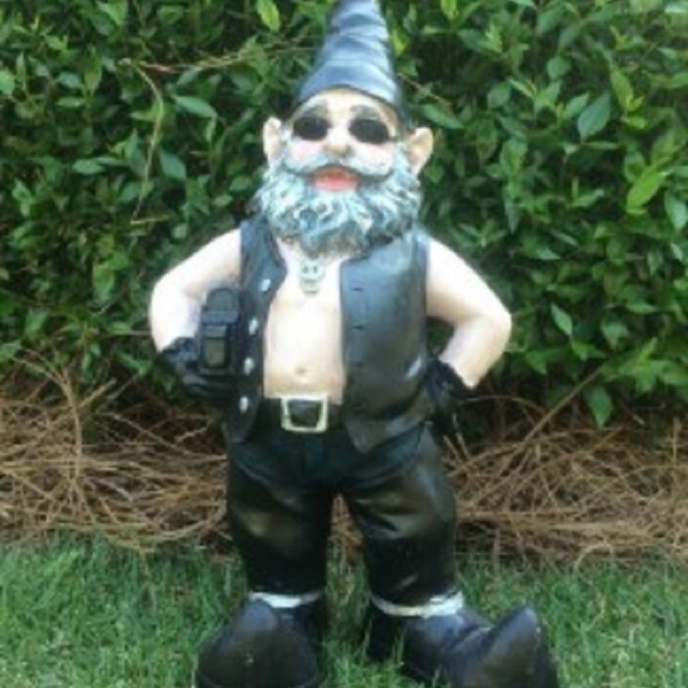 Christmas Gift Ornament Garden Ornament Dwarf Resin Crafts Cartoon Dwarf Statue White Beard Old Man