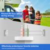 3Pcs RV Shower Corner Storage Bar Stainless Steel Camper Bathroom Corner Bar 180° Rotatable RV Bathroom Corner Shelf