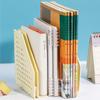 Creative File Storage Rack File Organizer Desktop Bookend Retractable File Holder  Magazine