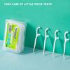 50 Household Boxed Disposable Plastic High-strength Tooth Cleaning Tools