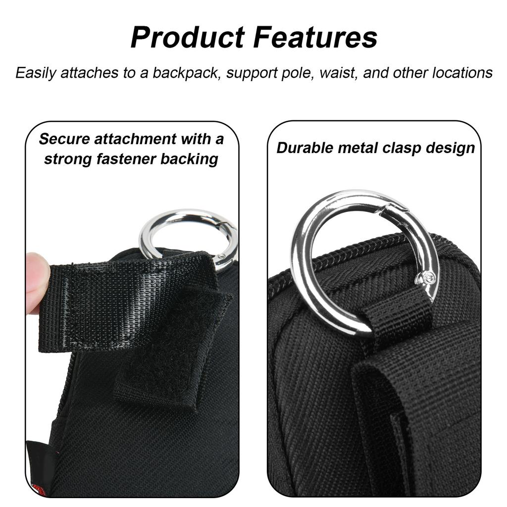 1/2Pcs Travel Carrying Case for AiMoonsa MP3 Player Accessories Nylon Storage Bag Anti-scratch Full Protection Double Zipper