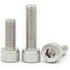 A-Flat Hex Socket Cap Bolts, 304 Stainless Steel, Set of 10 (M6, 45 Mm)