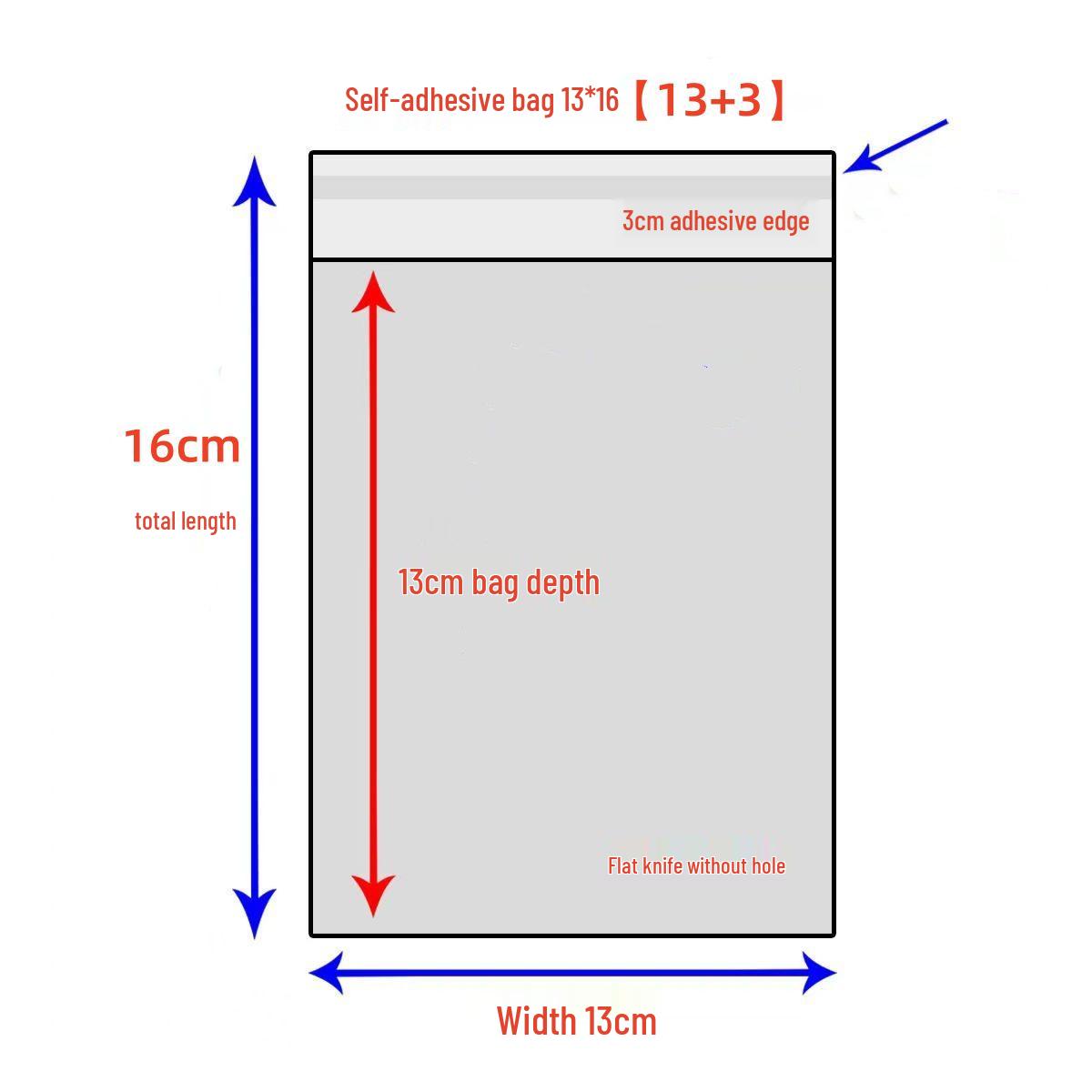 13 OPP Self-Adhesive Transparent Clothing Packaging Bag