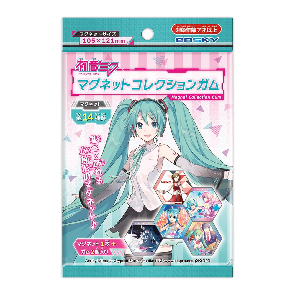 

Hatsune Miku Magnet Collection Gum 14 pieces Candy & Gum