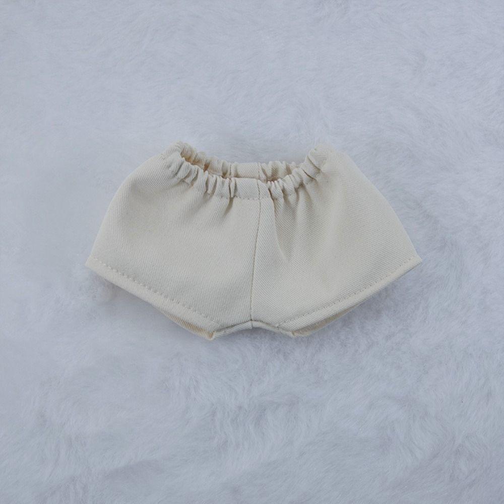 Handmade Doll Trousers Fashion Casual Wear for 1/11 1/12 OB11 Dolls 10cm Cotton Doll