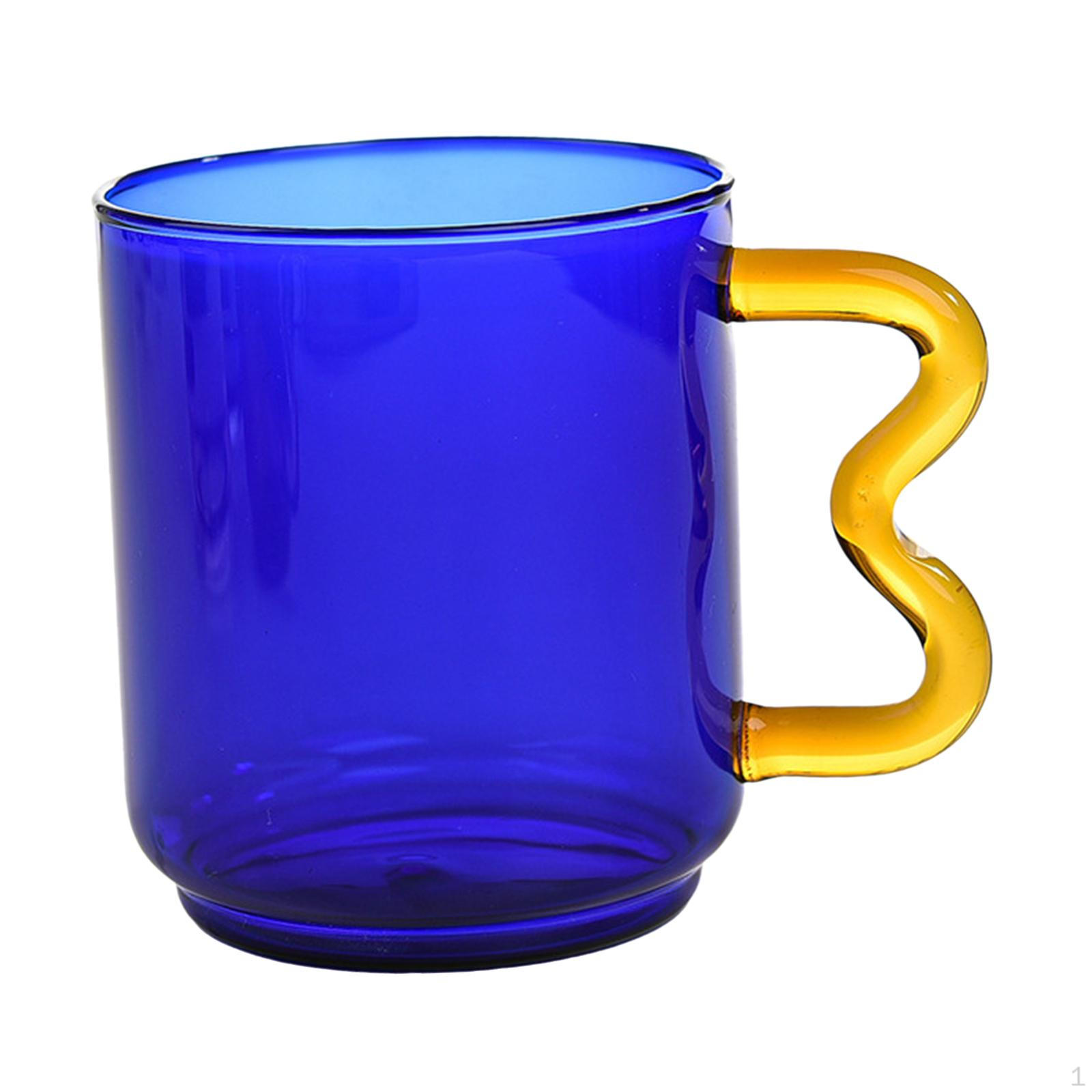 

Glass Mug Set for Tea Or Coffee Lovers синій