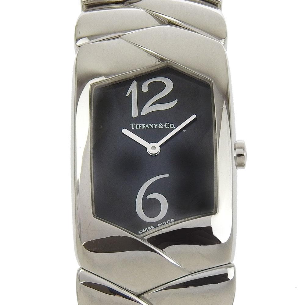 

TIFFANY&Co. Tisolo Watches Z6301.10 blackDial Stainless Steel Quartz Analog display Women Used
