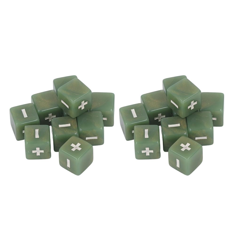 Cheap 20pcs Plus Minus Sign Dice Set 16mm Math Operation Calculation ...