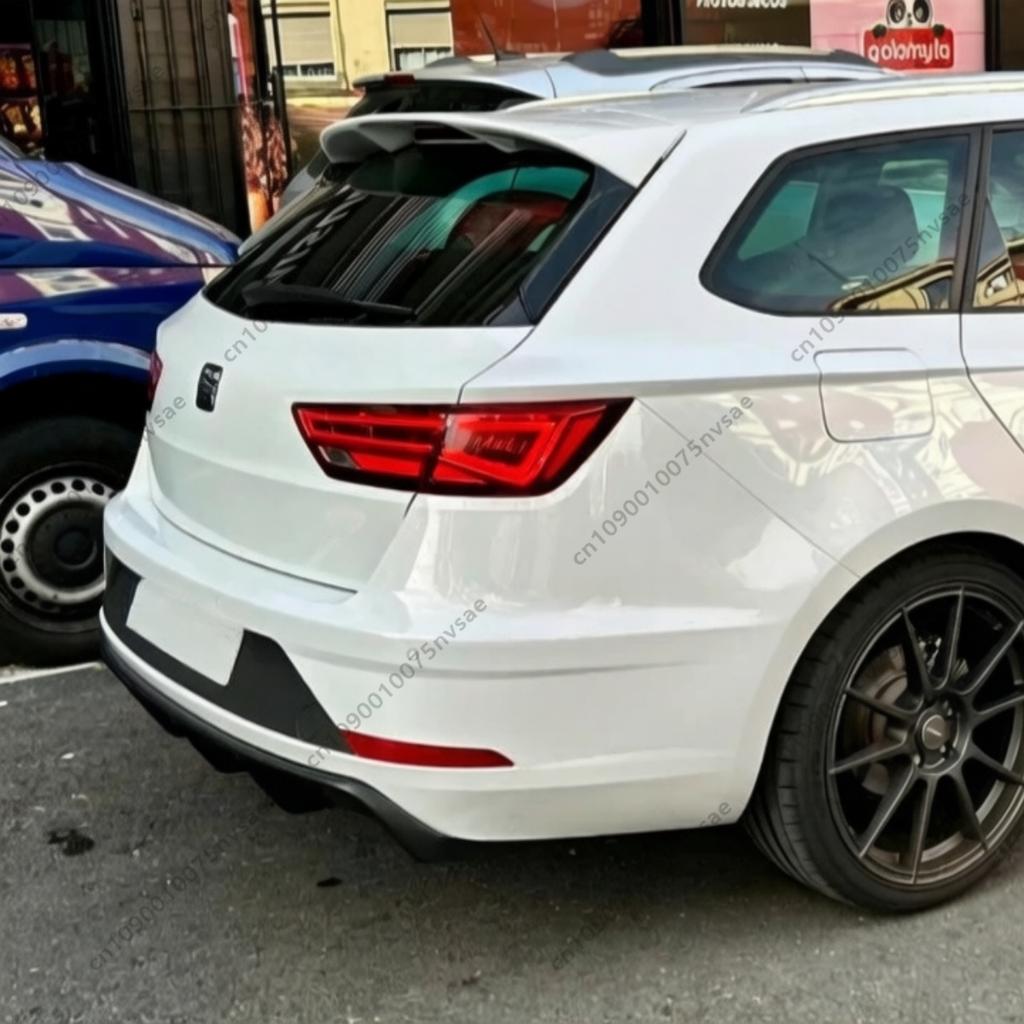Rear Spoiler For Seat Leon MK3 5F8 ST Sportstourer TDI TSI Cupra FR 2013-2020 Car Trunk Roof Top Side Window Wing Bodykit Tuning