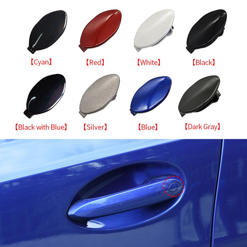 For BMW G20 G21 G26 U06 Car Exterior Door Handle Lock Key Hole Cap Cover Black White Painted For BMW 2 3 4 Series 220 325 430