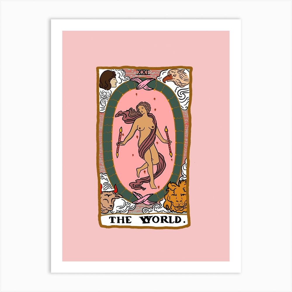 Nordic Abstract The Stars Lovers Tarot Wall Art Pictures Canvas Painting Sun Empress Priestess Posters Prints Living Room Decor