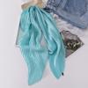 70*70cm Damen Plissiertes Rhombus Kopftuch Wickeltuch Schal Halstuch Bandana Einfarbig