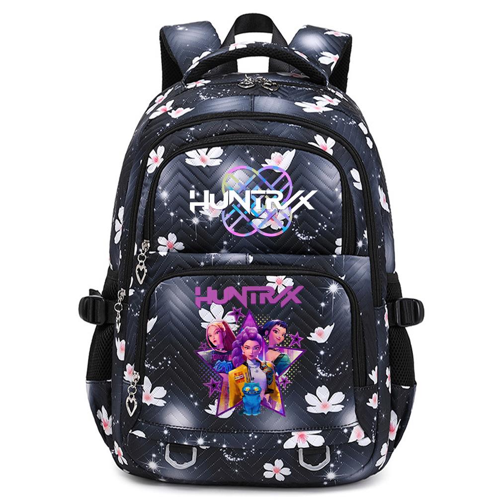 Kreslený K-Pop Potisk Batoh Studentský Teenagerský Školní Batoh pro Kluka Dívku Školní Taška Dětský Dárek Dámská Velkokapacitní Vodotěsná Cestovní Taška Mochila