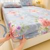 1pc Flower Printed Bed Sheet with Elastic Single/Queen/King Mattress Protector Plant Style Fitted Bed Sheets Sabanas 150x190