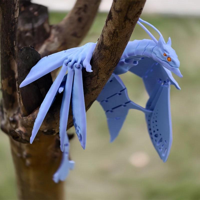 Avatar Ikran Banshee 3D tištěná polohovatelná akční figurka Stolní dekorace Pro sběratele Hráče Dospívající Halloween Kancelářský stůl Dárek