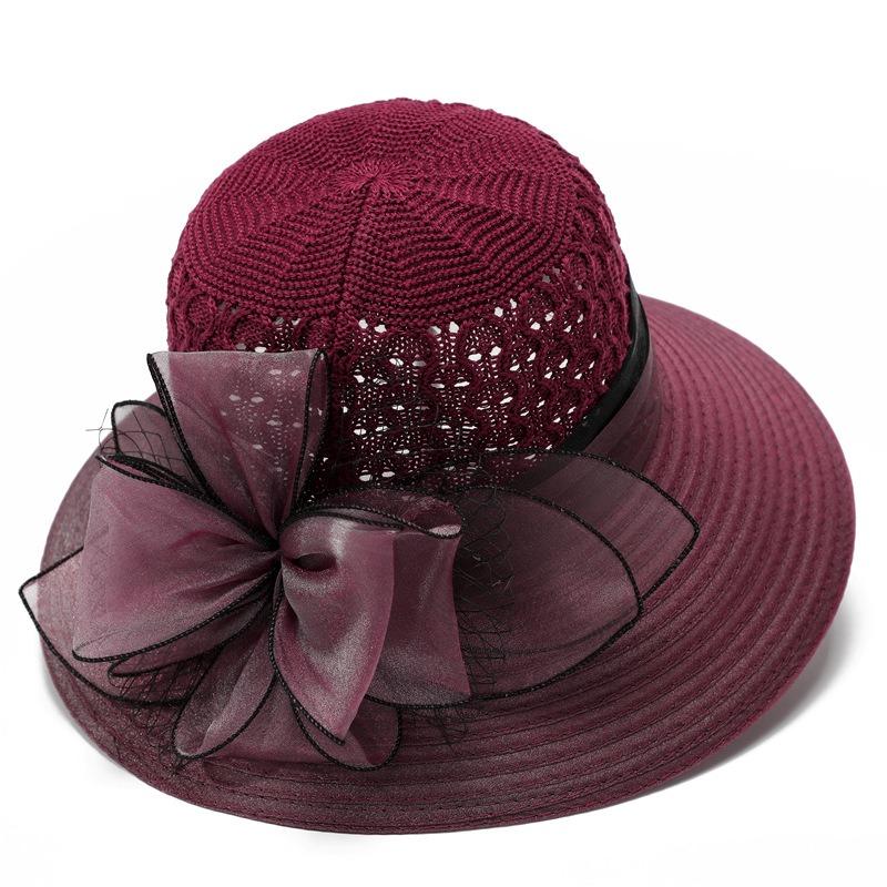 Spring and summer hat women's sun hat thin big eaves sun protection sun bucket hat