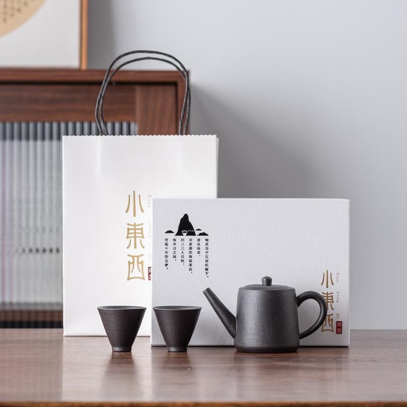 Light Luxury Kung Fu Tea Set Gift Box Set, a Pot of 24 Cups of Tea Tray, Business Gifts for Customers