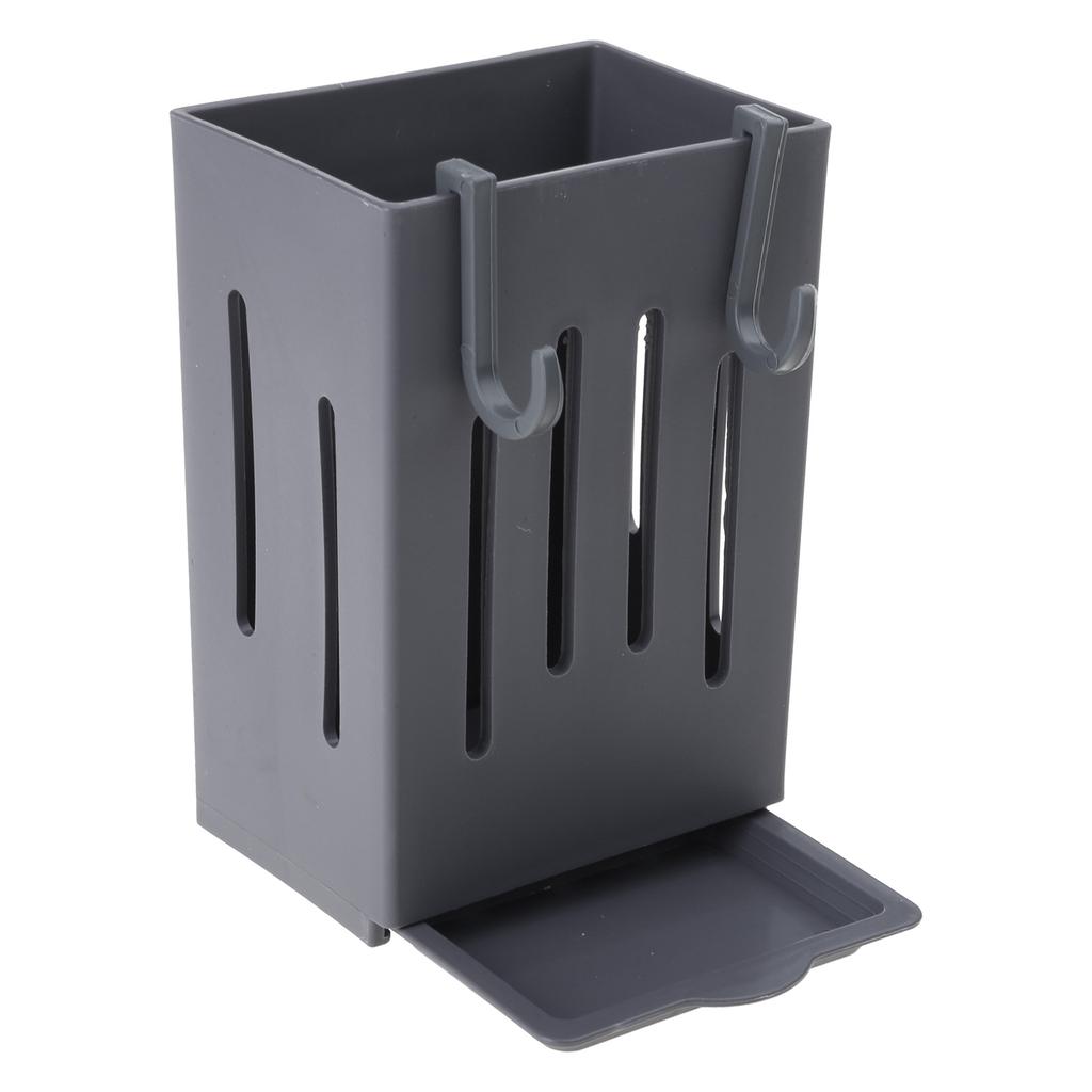 Efficient Kitchen Utensils Rack Wall Mounted Kitchen Organizers with Draining Chopstick Holder and Cutlery Storage Box