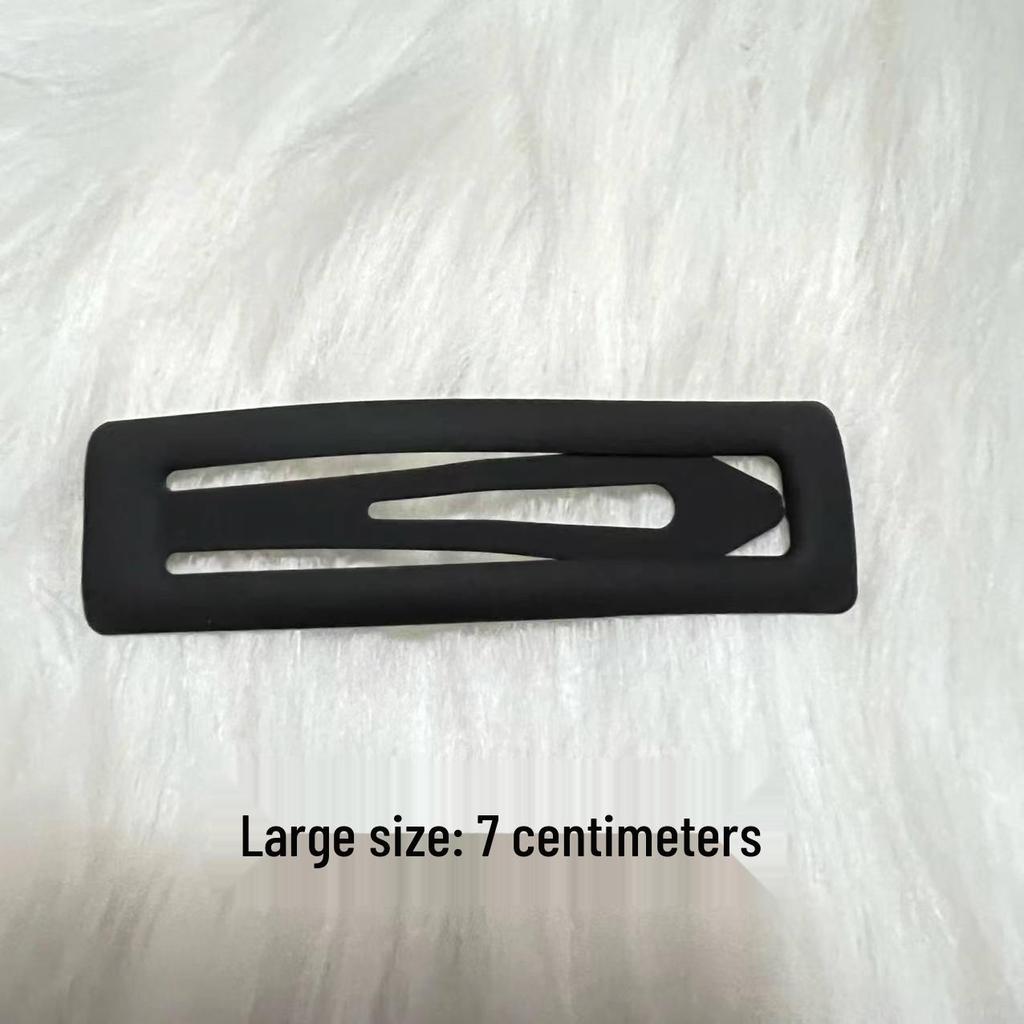 Korejské matné černé sponky do vlasů pro ženy - ofina, postranní a ozdobné sponky