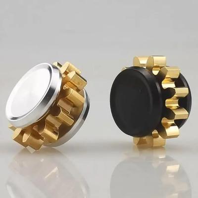 Mini Metal Gear Spinning Fingertip Gyroscope EDC Stress Relieving Antistress Toy Children Adult Boys Elementary School Students