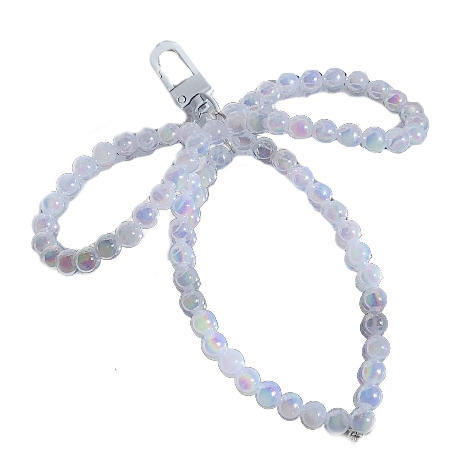 

Модный брелок для телефона с подвеской-бантиком из искусственного жемчуга, деликативное украшение для сумки разноцветный