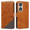 For Honor 90 Case Wallet Geometric Line Leather Phone Cover Bookstyle Folding Stand