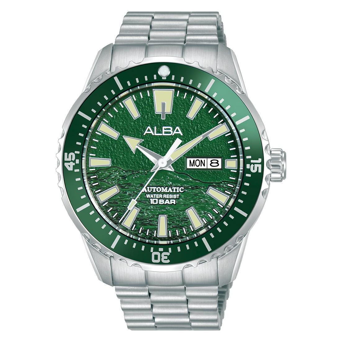 

АЛЬБА (От Seiko) Автоматические мужские часы с зеленым циферблатом AL4737X1 зелёный